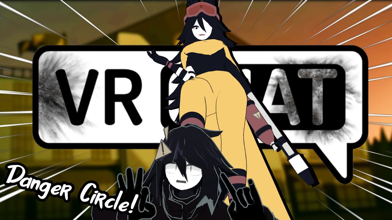 Surviving Danger Circle In VRChat! - VRChat Funny Moments (Fundamental Paper Danger) [Red]