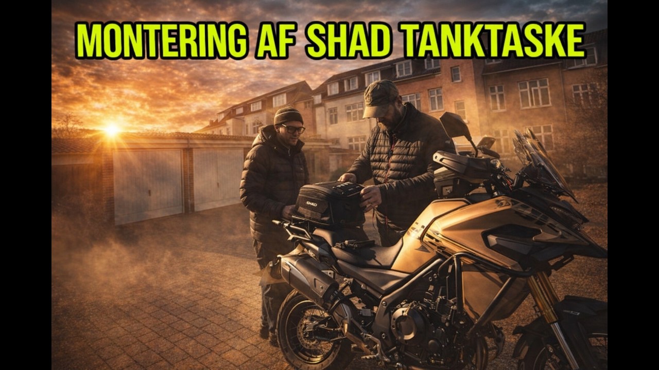 Montering af SHAD tanktaske