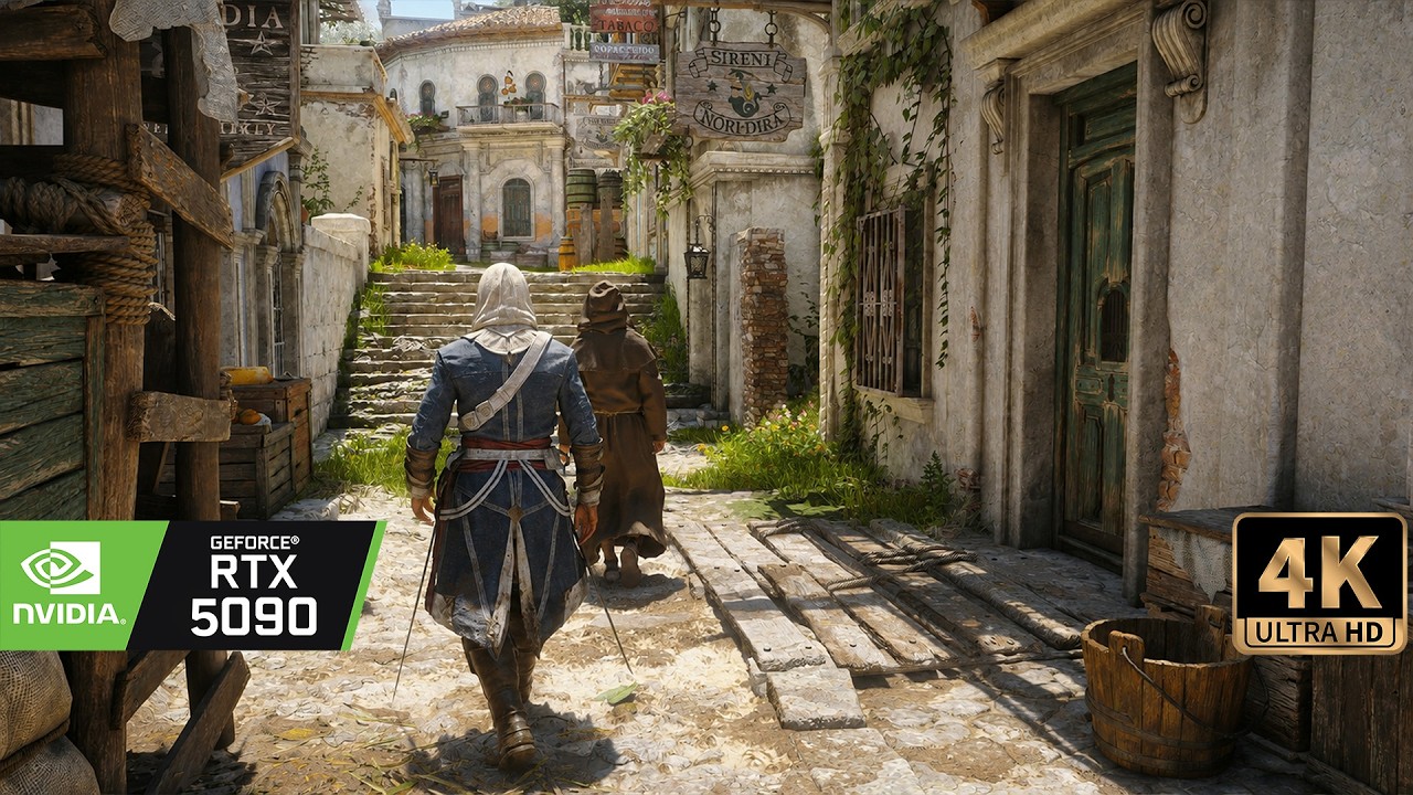 [8K60] Ремейк Assassin's Creed Black Flag с самой РЕАЛИСТИЧНОЙ и умопомрачительной графикой в 202...