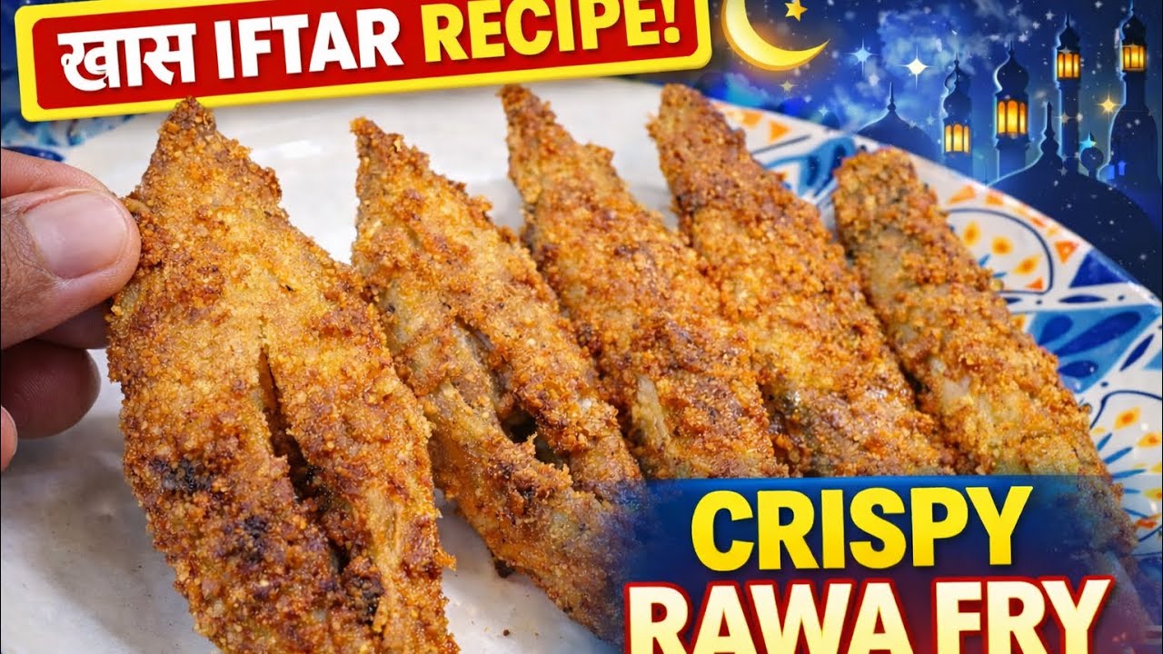 Aaj ka Iftar Special hai super crispy Konkan style Paplet Fry (Pomfret) 🌙🐟