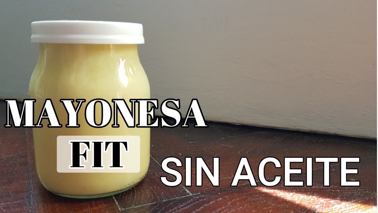 5 INGREDIENTES - 💪(con huevo cocido) MAYONESA Fitness SIN ACEITE - Mayonnaise fit