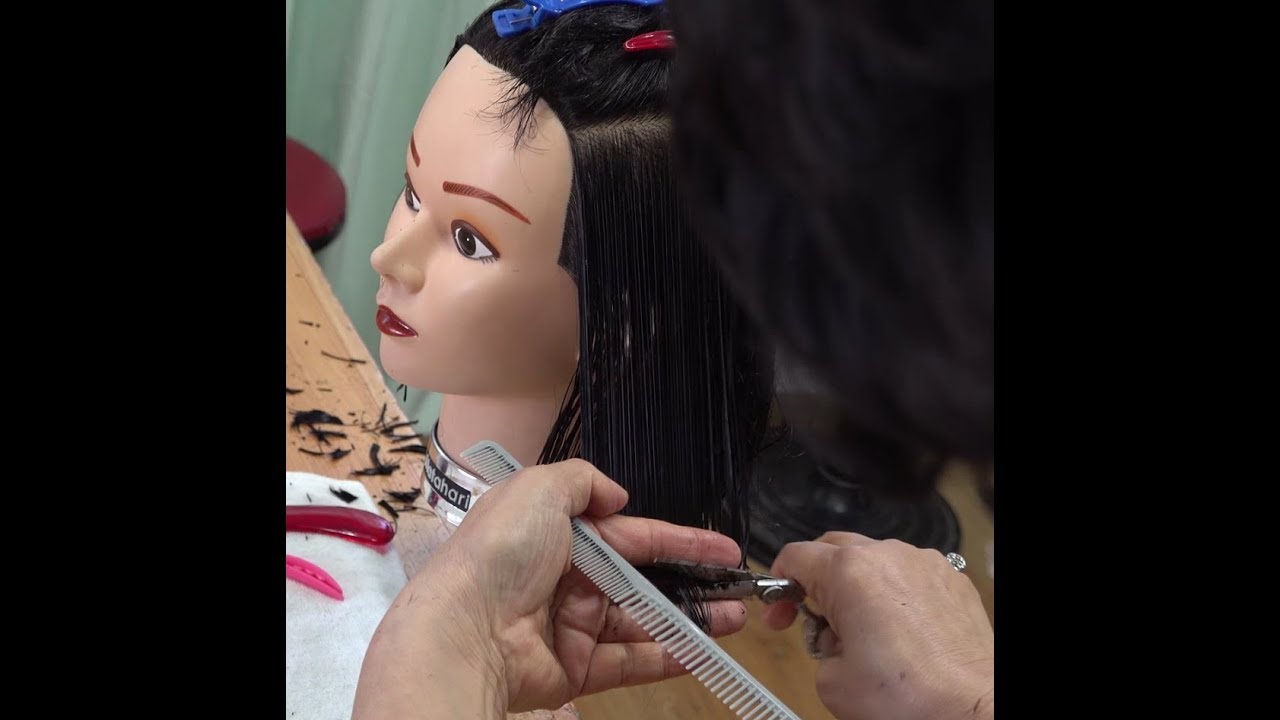 (김천부일) (다른것 볼 필요없다. 가장쉽다  대한민국최고) 헤어미용사자격증  그라데이션컷 하는법
