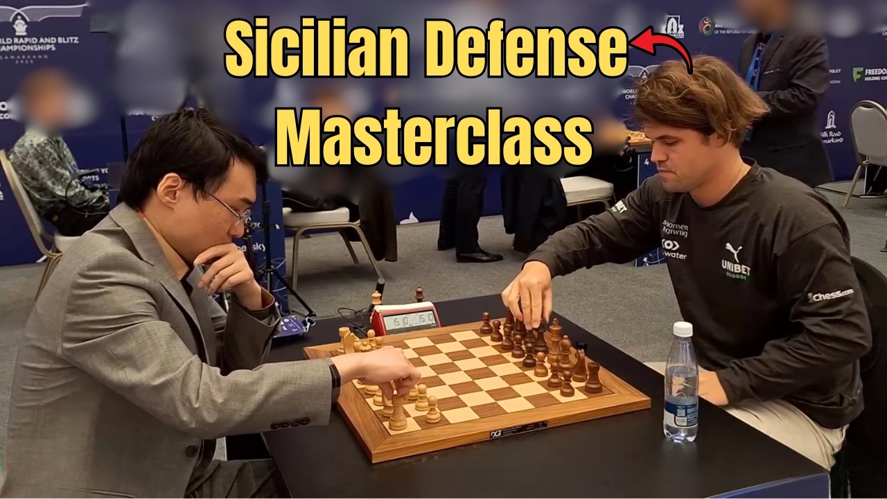 Magnus Carlsen's Sicilian Defense Masterclass Against Yangyi Yu