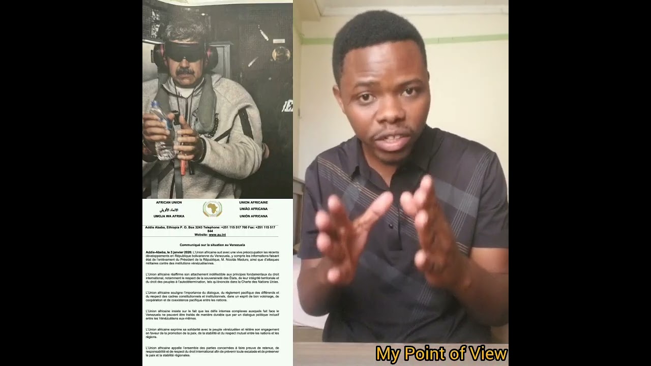 Nicolas Maduro mu minwe ya Trump. 