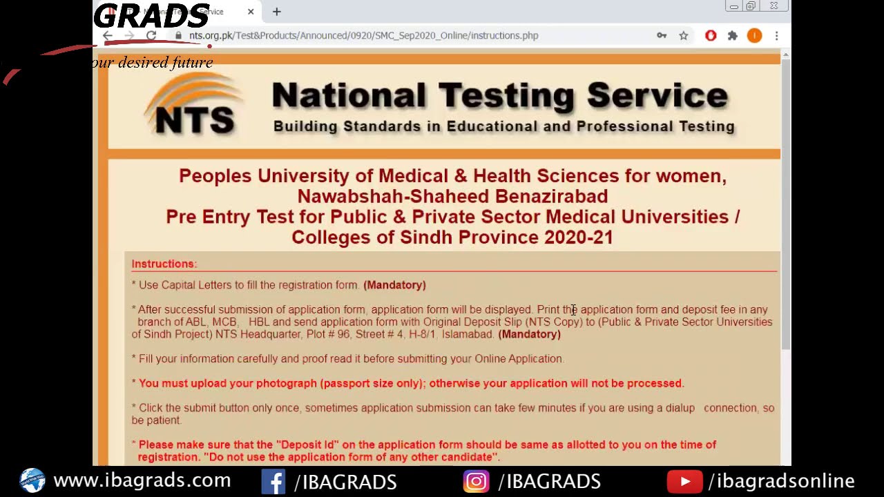 MDCAT 2020 Admission & Form Submission Process