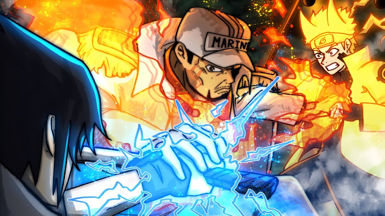 Naruto and Sasuke VS Akainu Is Complicated 