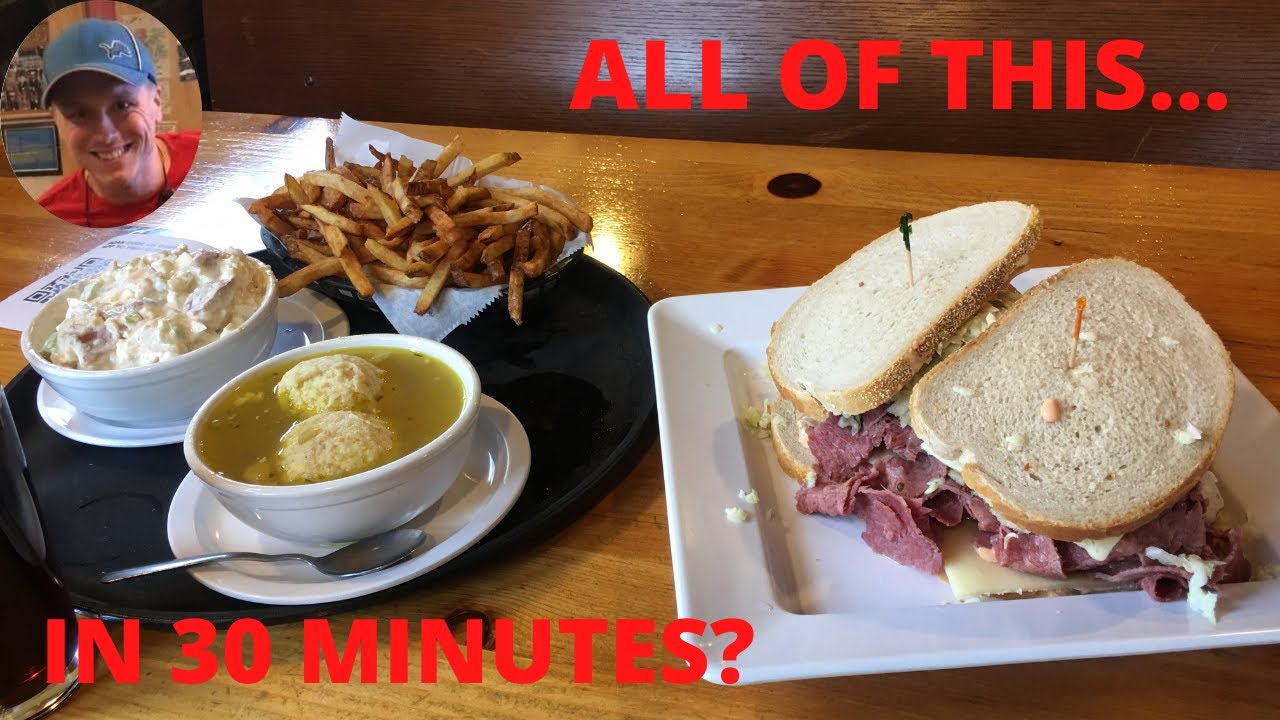 POTATO SALAD AND SOUP IN A CHALLENGE? - Marc's Meatier Mountain Challenge - Bronx Deli (Pontiac, MI)