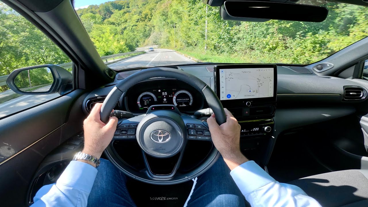 TOYOTA YARIS CROSS Facelift 2027 - POV test drive (COUNTRY roads & highway driving)