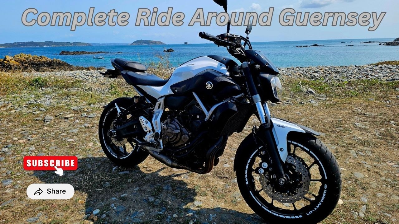 Complete Ride Around Guernsey — MT‑07 Timeshift Tour (Spring 2026)