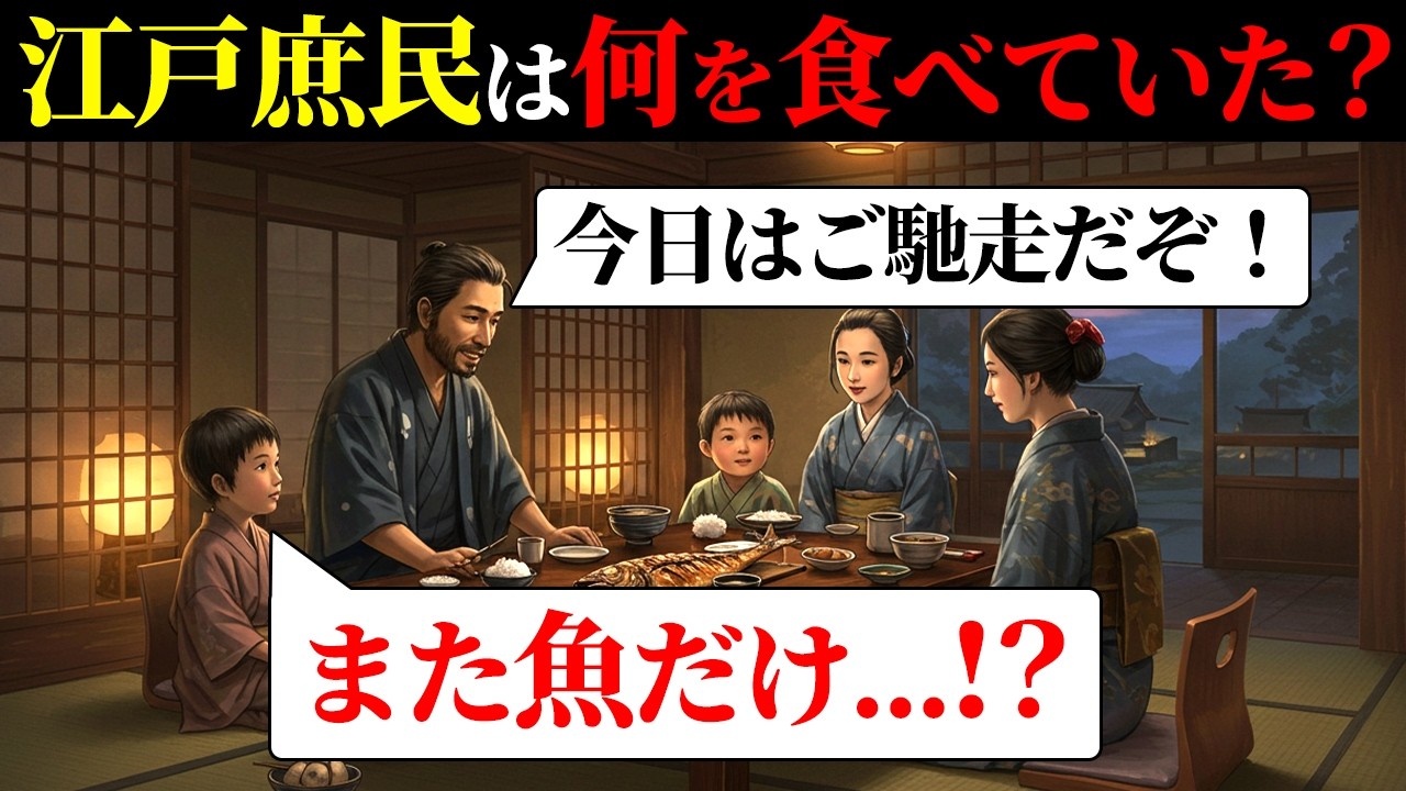 【江戸の食事情】冷蔵庫もない時代に庶民は何を食べていたのか？