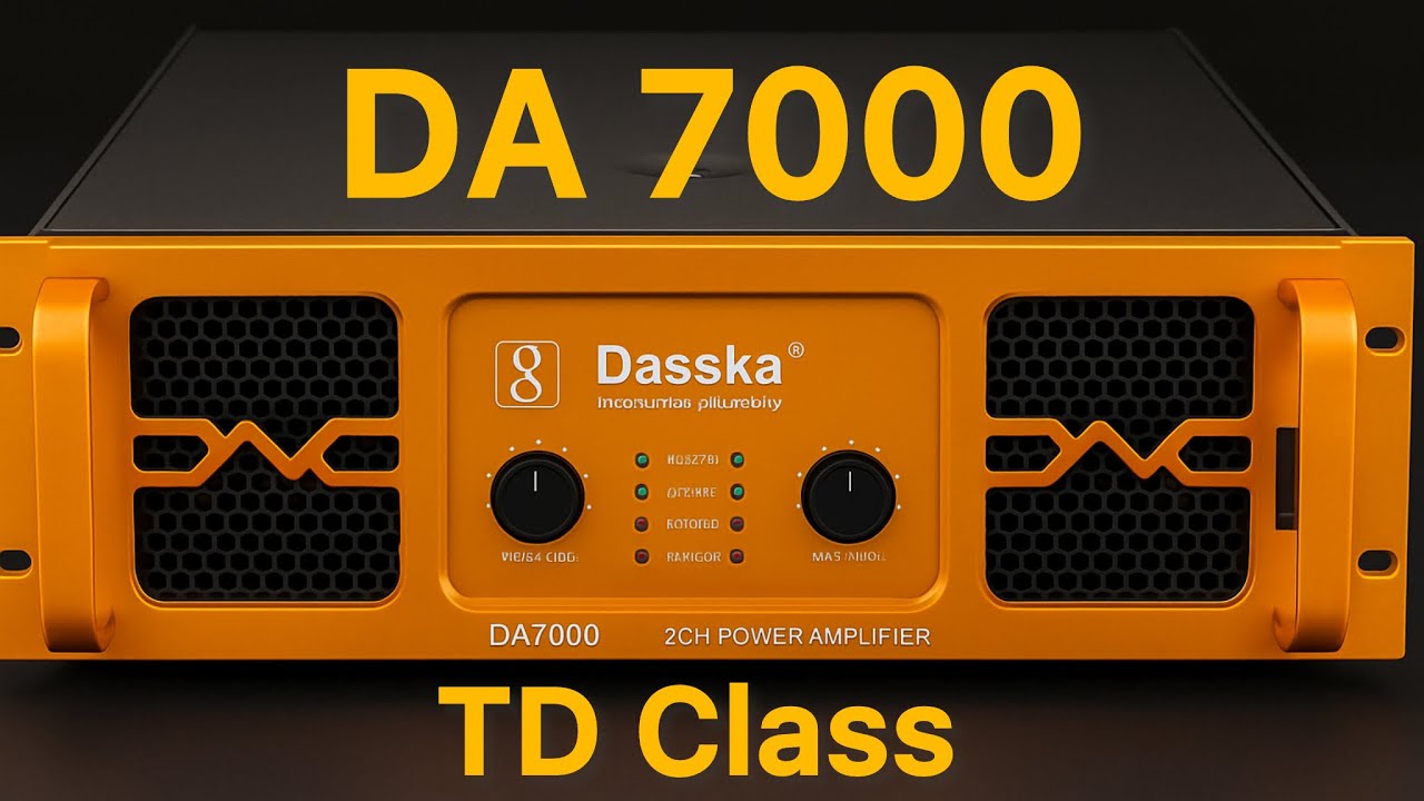 DASSKA DA 7000 TD Class 🔥 Powerful DJ Amplifier Unboxing Kishor KSC