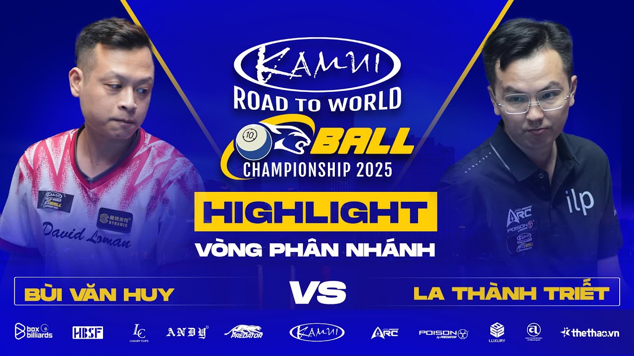 Highlights Bùi Văn Huy vs La Thành Triết | Round 4 | Kamui Road to World 10-ball Championship 2025