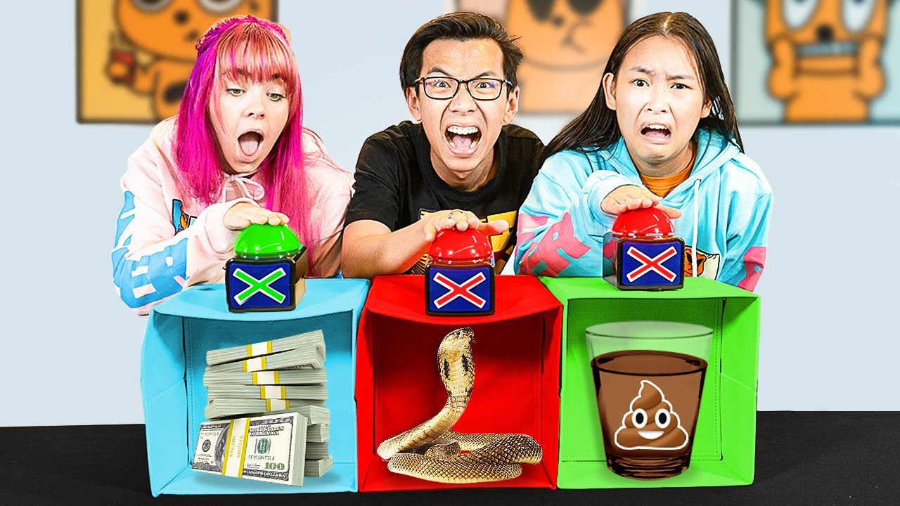 DON'T Choose The WRONG Button with My Little Sister!