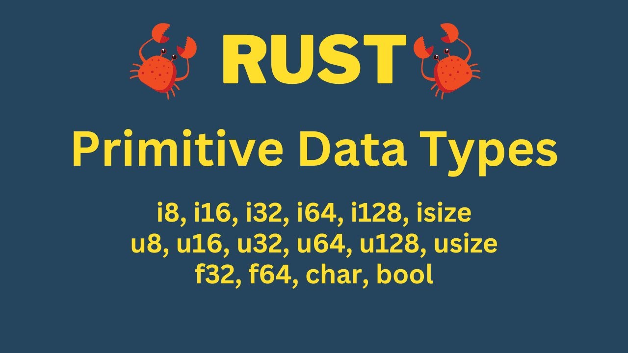 Rust 🦀: Primitive | Scalar Data Types,  Bits and Bytes