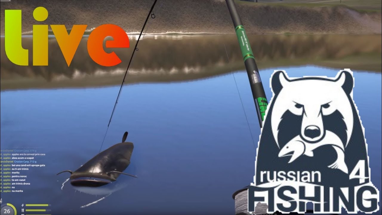 Live🔴Russian Fishing 4  - La Catfish ,Sturion si ce o mai veni  !!!