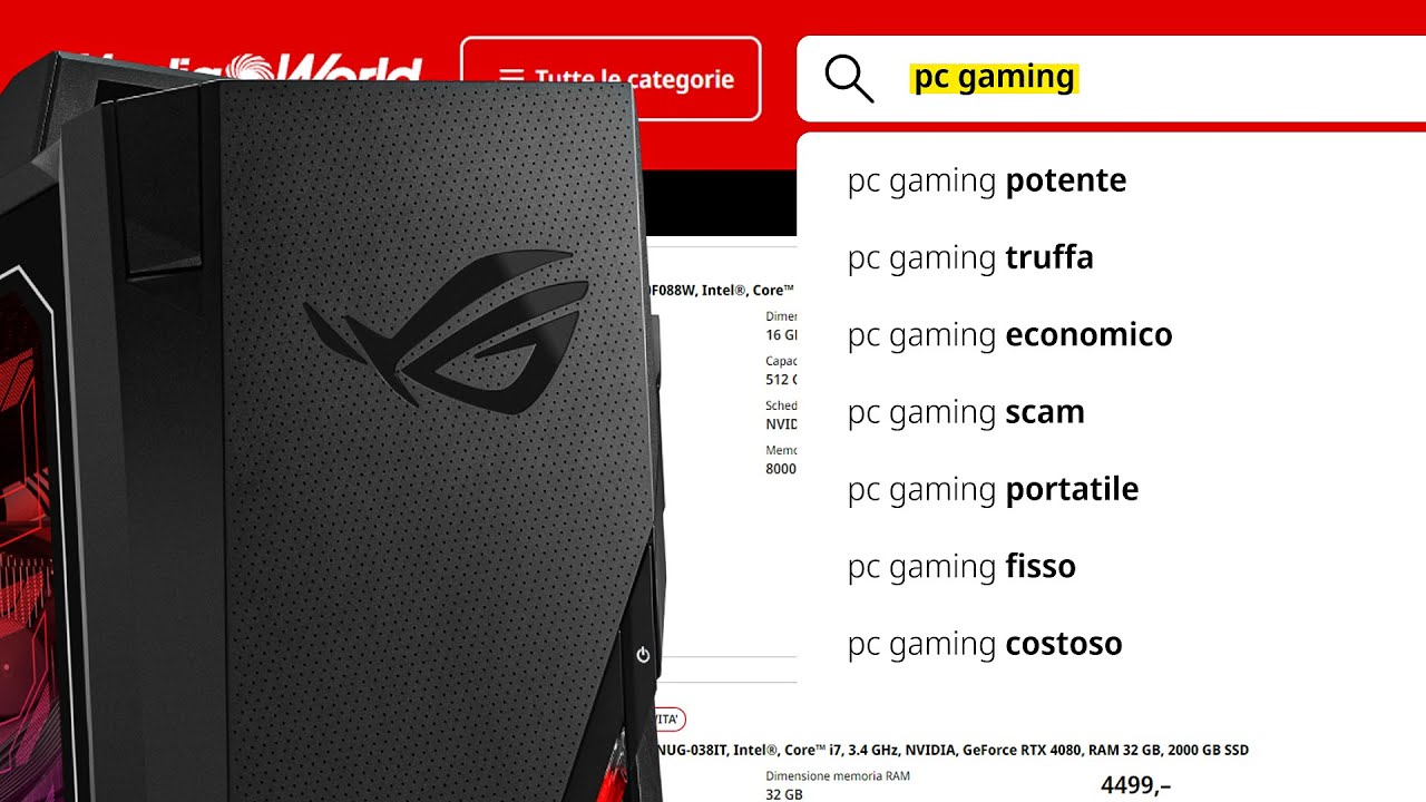 COME SONO I PC DA GAMING DI MEDIAWORLD? ED. 2023