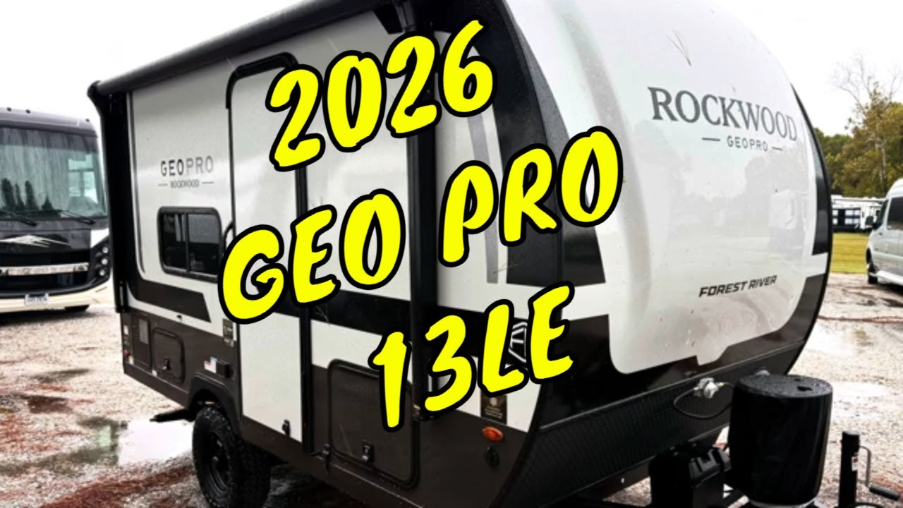 НОВЫЙ 2026 ROCKWOOD GEO PRO 13LE ТУРИСТИЧЕСКИЙ ПРИЦЕП Dodd RV С ПРОХОДОМ И ДВУХЪЯРУСНЫМИ КРОВАТЯМ...