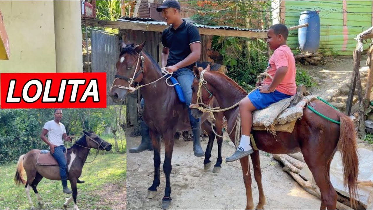 VISITO, Monto y Baño mi yegua Lolita 🐎
