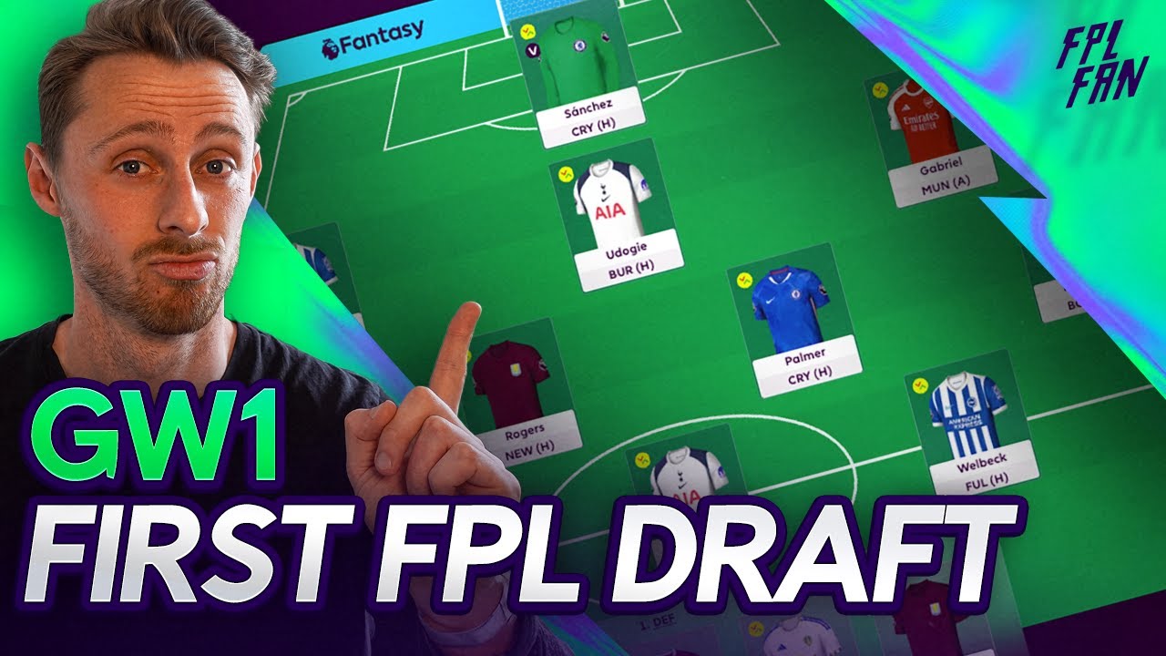 MY FIRST FPL GW1 DRAFT 🔥 I 270th BEST RANK I Fantasy Premier League 25/26