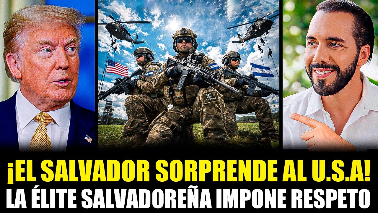 ¡INCREÍBLE! 😱 Los SOLDADOS DE ÉLITE de BUKELE que Dejaron al USA SIN PALABRAS 🇸🇻🇺🇸🔥