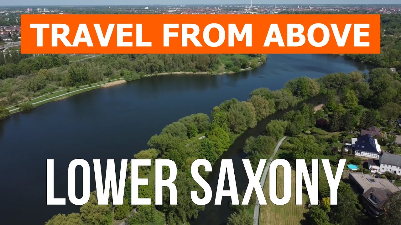 Federal state of Lower Saxony from above | Drone video in 4k | Germany, Lower Saxony from the air