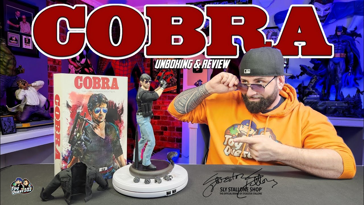 Cobra Marion Cobretti 1/6 Figure Unboxing and Review The Sly Stallone Shop!