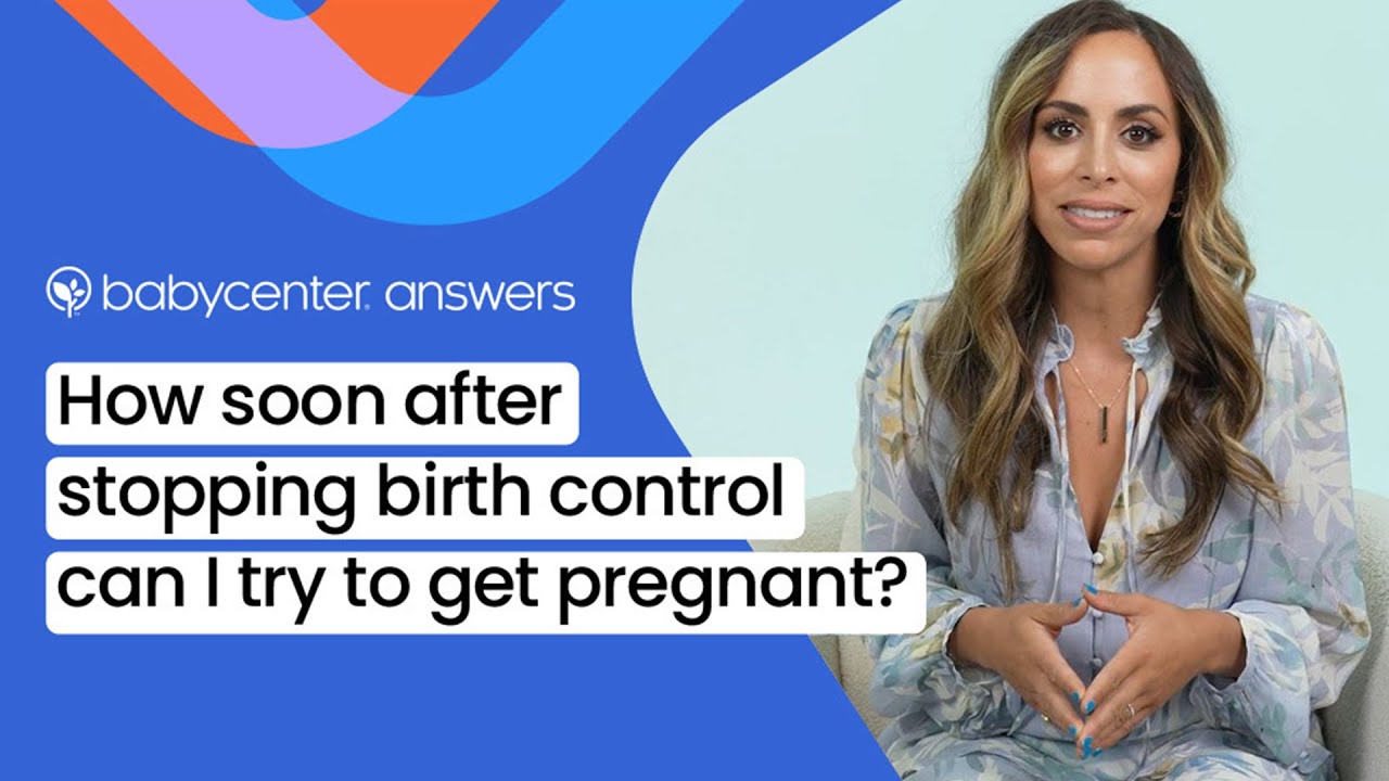 Getting pregnant after stopping birth control
