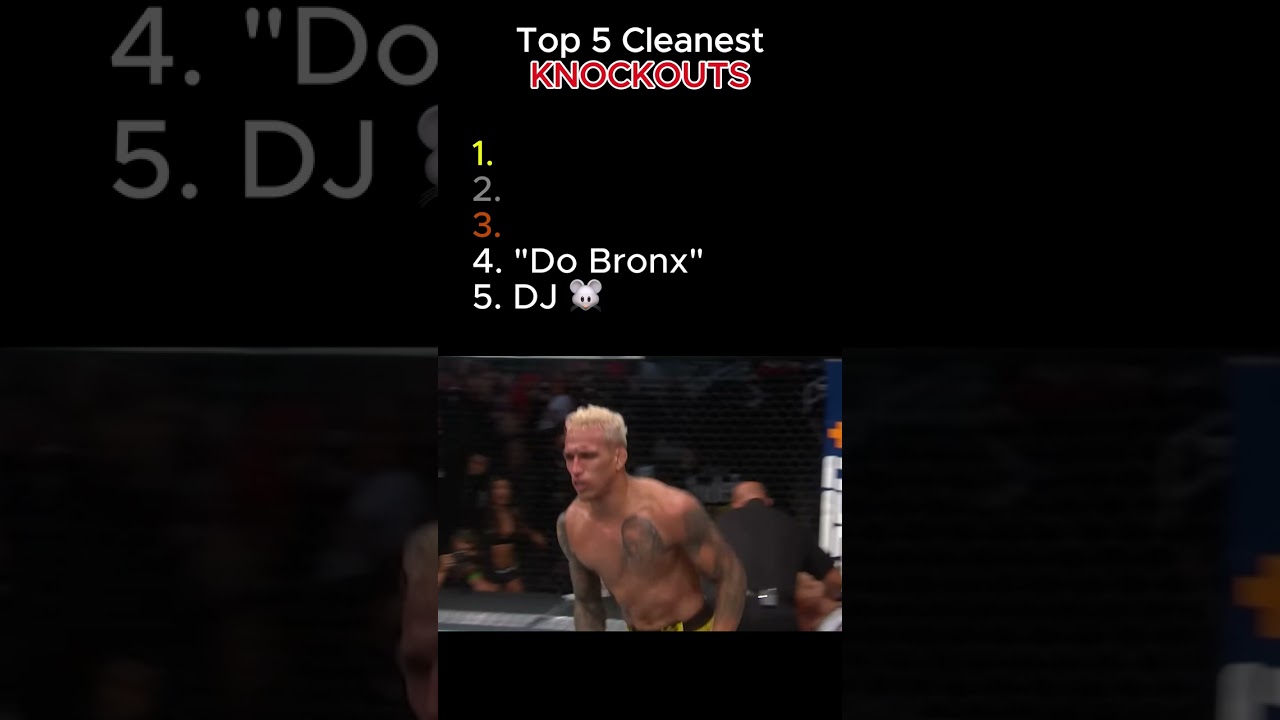 Top 5 Cleanest UFC KNOCKOUTS  