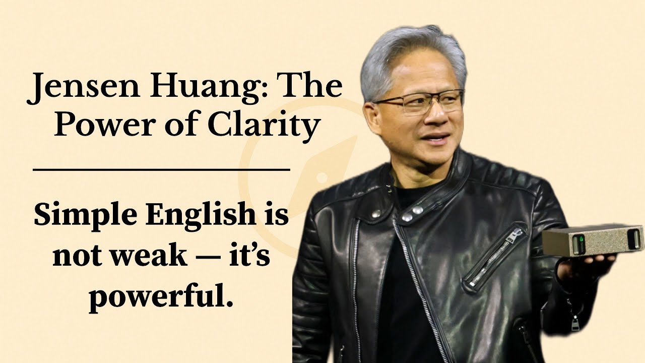 🎬 Jensen Huang: Why Simple English Made Him Powerful