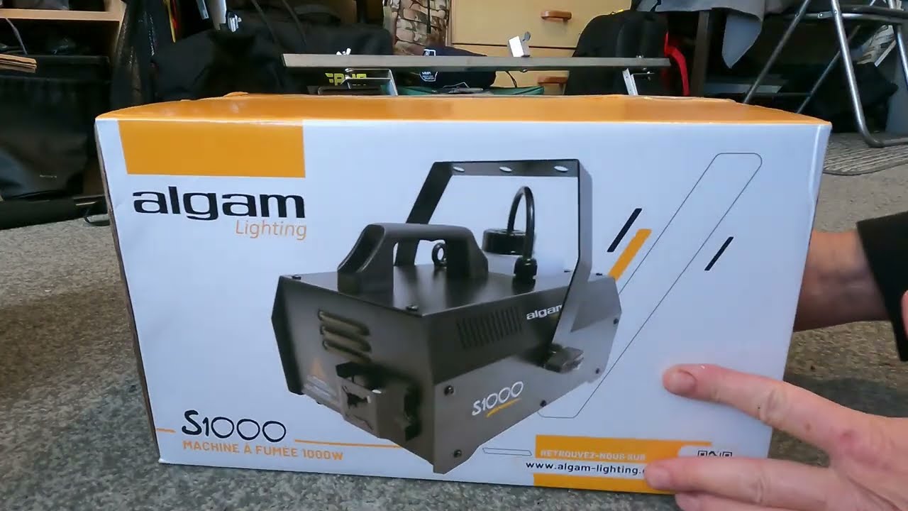 ALGAM S1000 Smoke Machine 1000W Unboxing & Review 