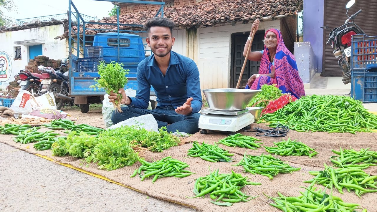 New Business Shuru Kar Diya Dhaniya, Mirchi, Adarak Selling🔥