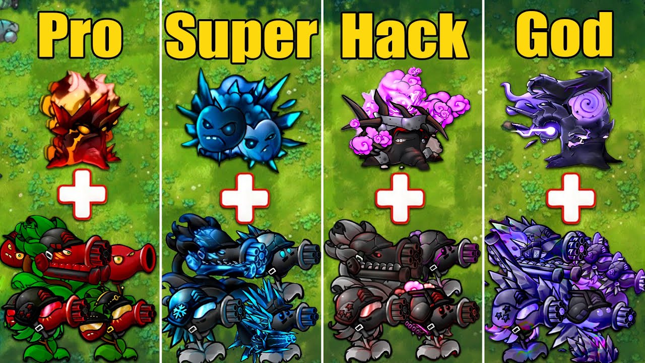 PVZ 1 Fusion 3.3 Challenge!! Team Gatling VS Team Torchwood VS Obsidian Gargantuar - Who Will Win?
