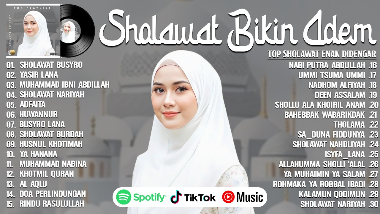 PLAYLIST SHOLAWAT NABI TERBARU 2026 - SHOLAWAT BIKIN ADEM HATI | SHOLAWAT VIRAL PALING ENAK DIDENGAR