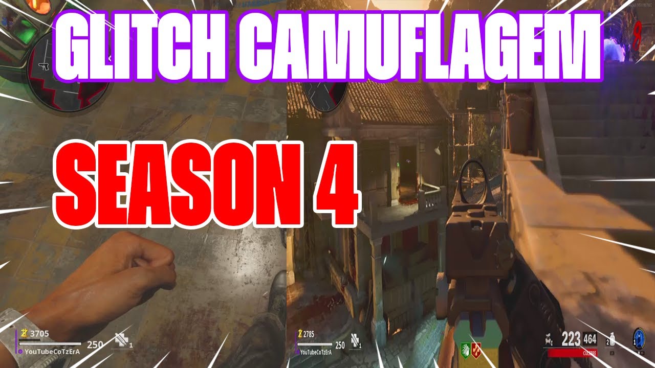MELHORES GLITCHS DE CAMUFLAGEM DA SEASON 4 - COLD WAR