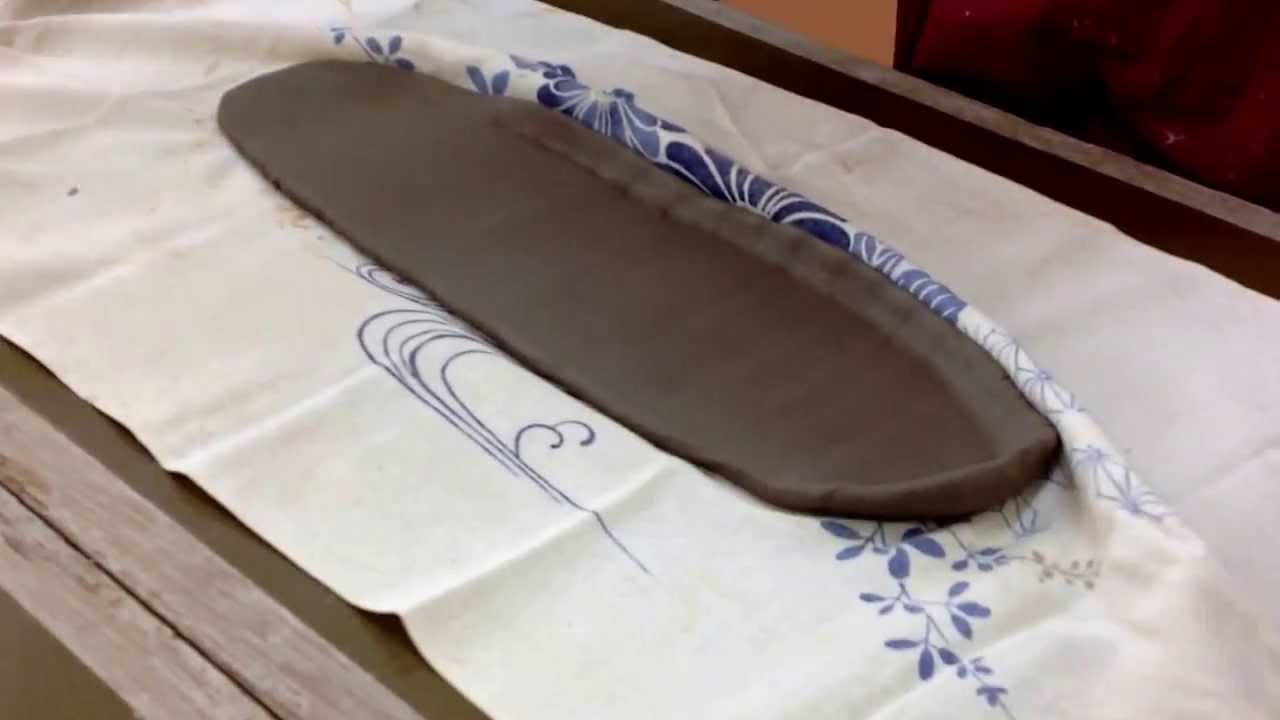 たたらづくり　さんまのおさら編　　陶芸工房　ほっこくがま（滋賀県長浜市黒壁スクエア内）