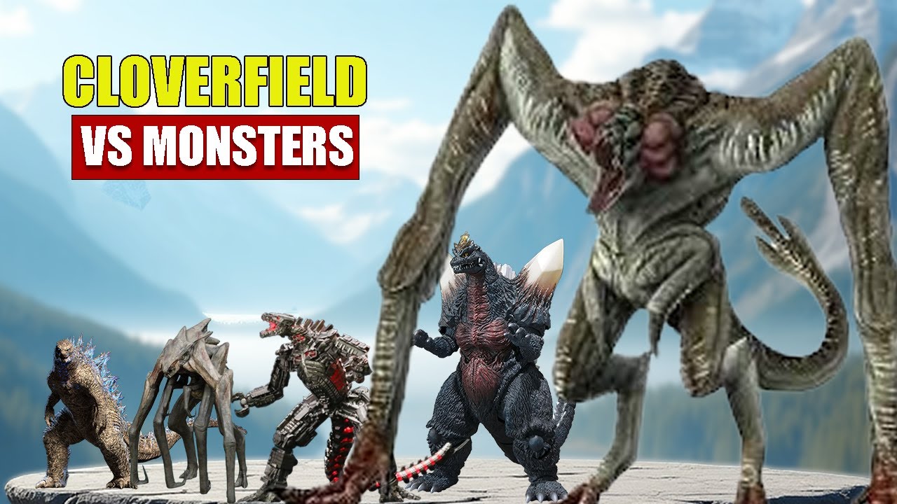 Cloverfield vs Giant Monsters |3D Monsters Size Comparison