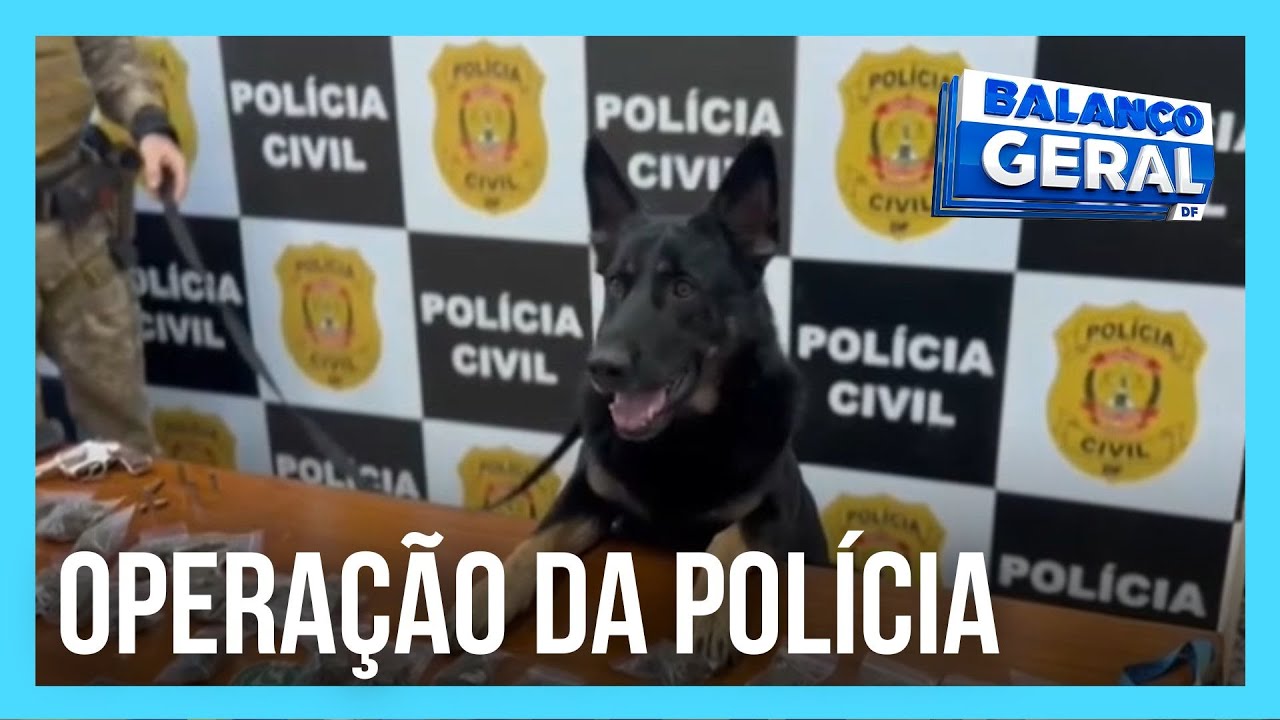 Trio é preso suspeito de tráfico de drogas em Samambaia, no DF