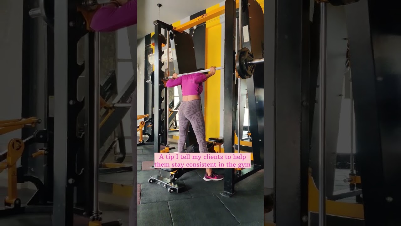 The ultimate trick to maintaining gym consistency #fitness #corestrength #weight #easyworkout