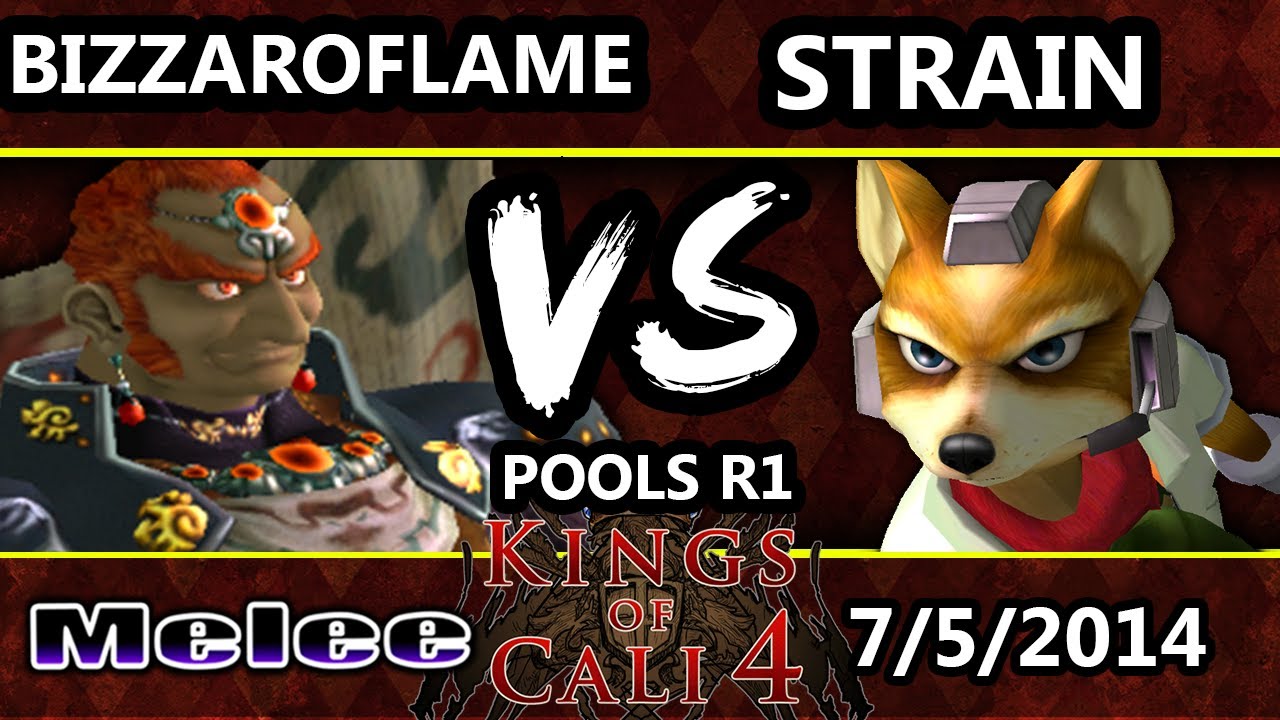 Kings of Cali 4 - Bizzarro Flame (Ganondorf) Vs. Strain (Fox) - Pools Round 1