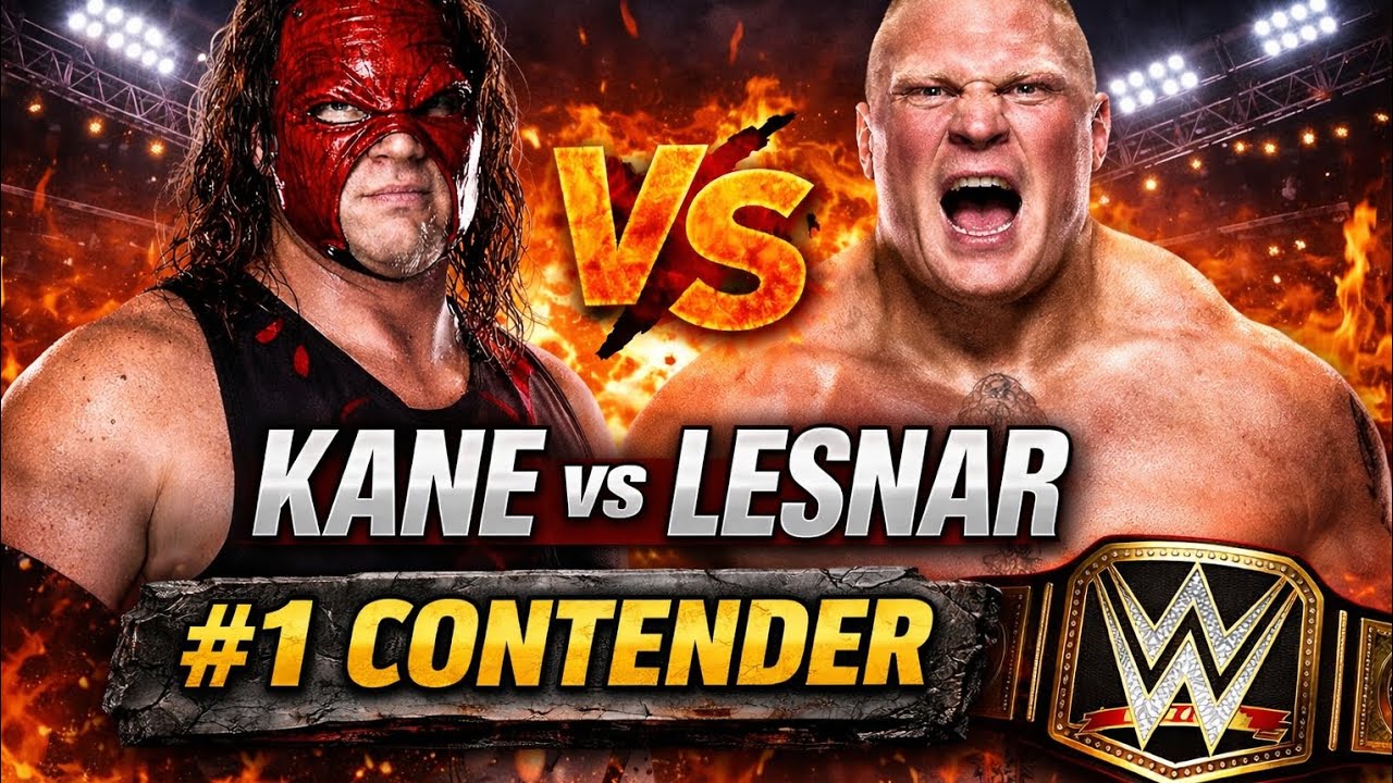 Brock Lesnar Vs Kane  #1 Contender Championship Match 1...WWE 2K17 #wwe #gaming 