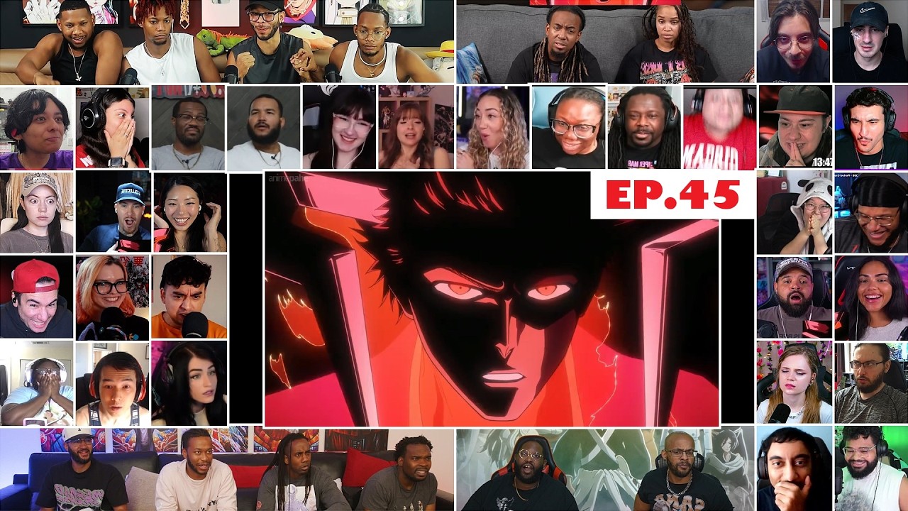 [40+ Reactors] Bleach: Thousand-Year Blood War Episode 45 MEGA Reaction Mashup