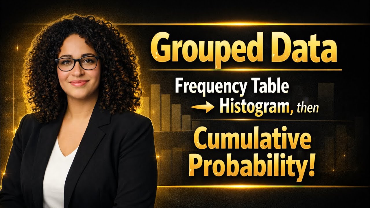Create a Histogram, Relative Frequency, and Cumulative Relative Frequency from a Grouped Data