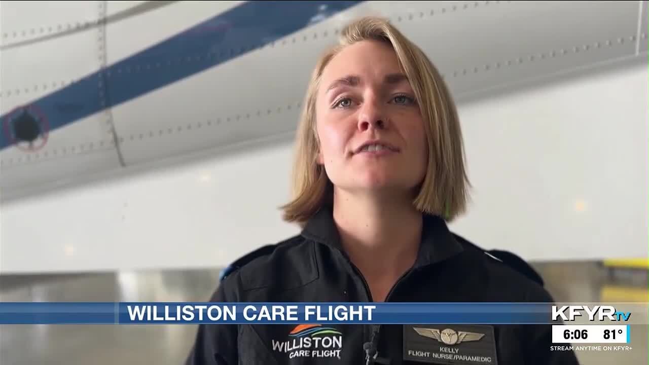 Williston Care Flight marks return of local air ambulance services