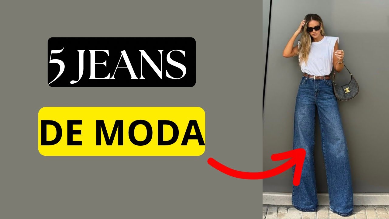 ✨¡ALERTA DE MODA! 5 JEANS que NECESITAS para 2026 #elegancia #viral #viralvideo #moda #estilo #tips 