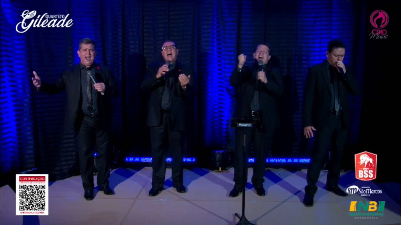 LIVE - Quarteto Gileade - Lançamento Novo Álbum “EI, CALMA!”