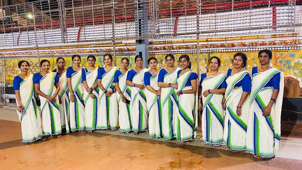 Thiruvathirakali @ guruvayoor temple latest #thiruvathira #guruvayoor #fusion #fusionthiruvathira