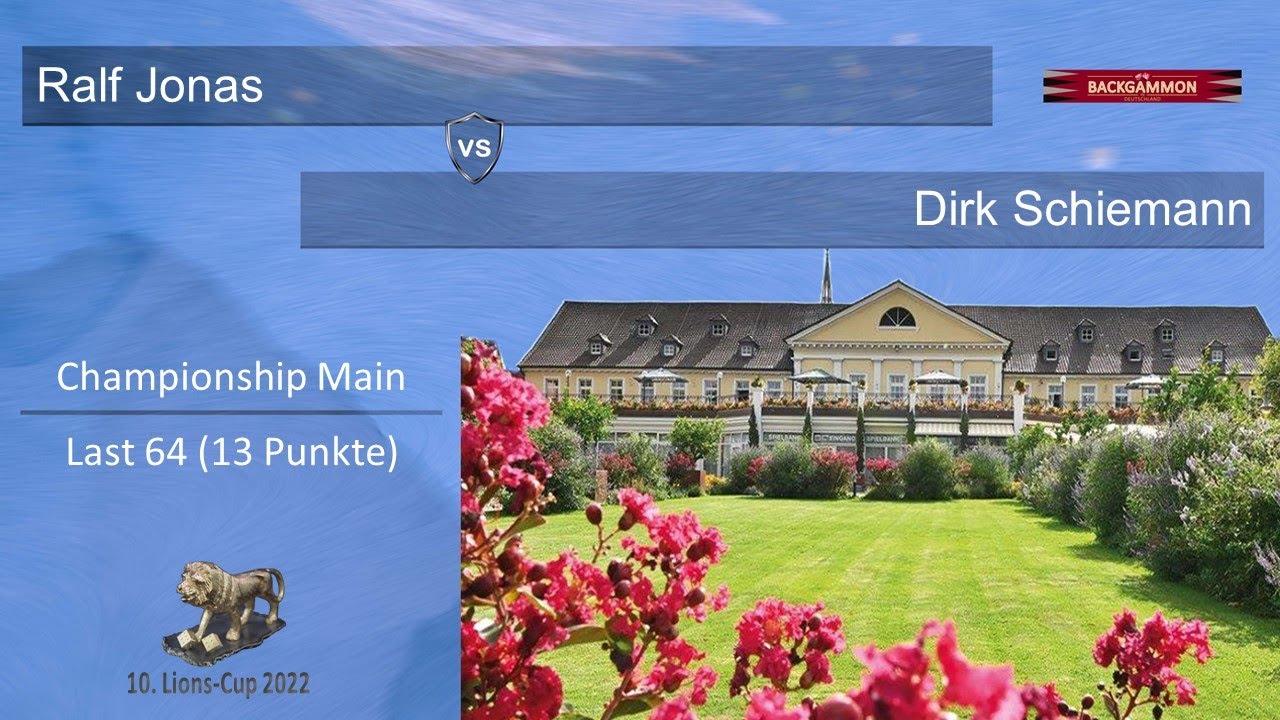 Ralf Jonas vs. Dirk Schiemann Championship Main Last 64 (13 Punkte)