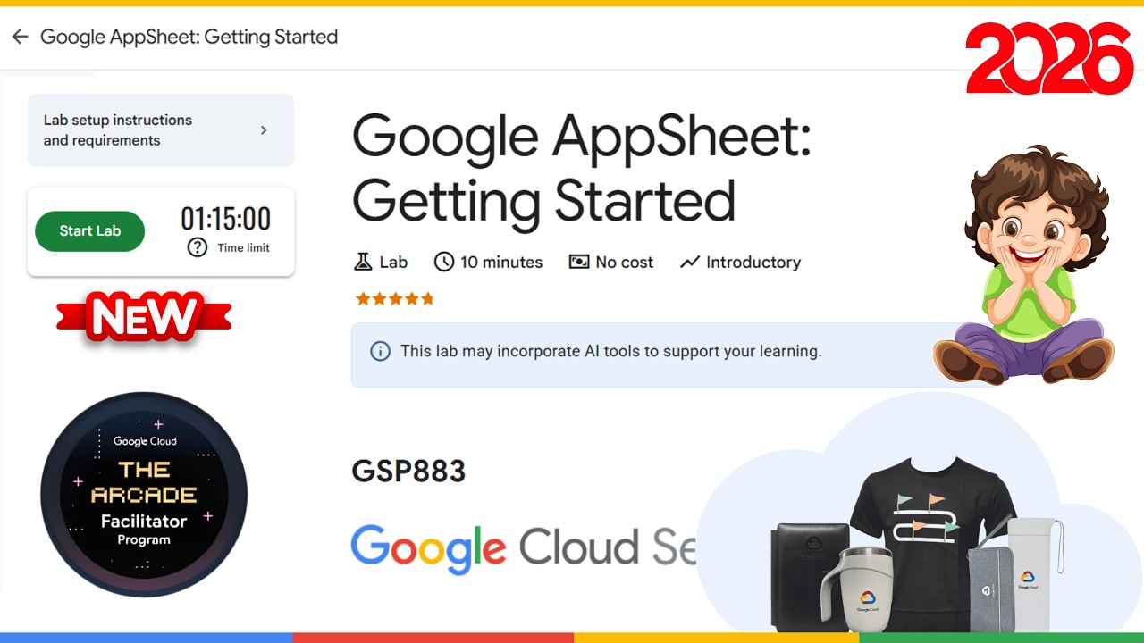 Google AppSheet: Getting Started | GSP883