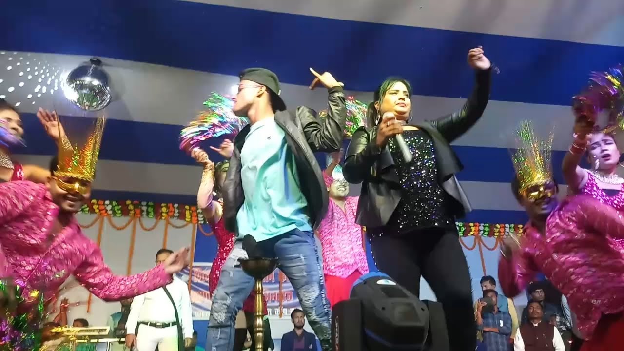 देखिए शानदार live stage show Devi ji_Kanp Bazar Kartik Mela Saharsa Bihar