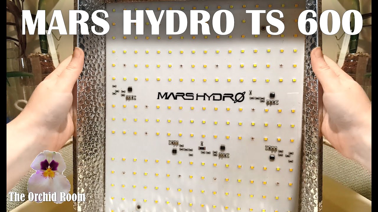 MARS HYDRO TS 600 Unboxing! Awesome New Grow Lights For High Light Orchids!
